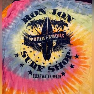 Unisex Ron Jon Rainbow Tie Dye T-shirt